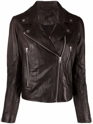 Байкерская куртка Mack Rag & Bone. Цвет: коричневый
