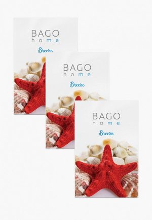 Набор ароматический Bago Home из 3-х саше Бриз. Цвет: бирюзовый