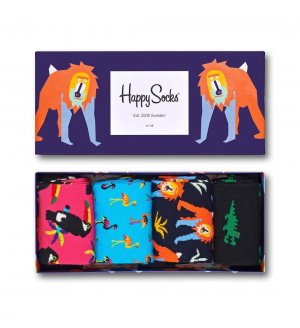 Носки Animal Gift Box XANI09 Happy socks