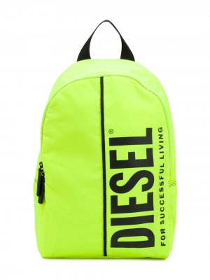 Рюкзак с логотипом Diesel Kids. Цвет: желтый