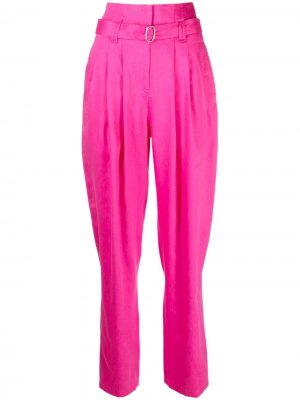 Зауженные брюки с завышенной талией IRO. Цвет: розовый