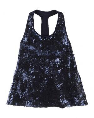 Платье AMINA RUBINACCI. Цвет: темно-синий
