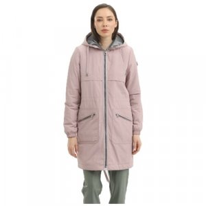 Пальто , размер 44(50RU), розовый AVI. Цвет: розовый
