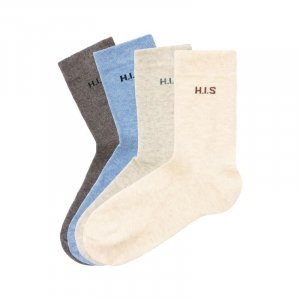 Носки HIS (4 пары) женские H.I.S, цвет blau H.i.s