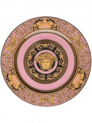 Сервировочная тарелка Medusa Rose (30 см) Versace. Цвет: розовый
