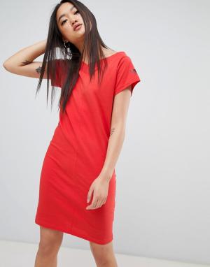 Платье с логотипом -Красный Cheap Monday