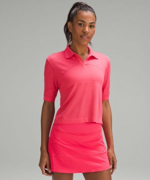 Рубашка-поло свободного кроя Swiftly Tech , розовый Lululemon