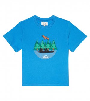 Хлопковая футболка Road Trip , синий Woolrich