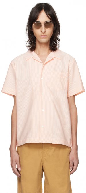 Оранжево-белая рубашка Lloyd A.P.C.