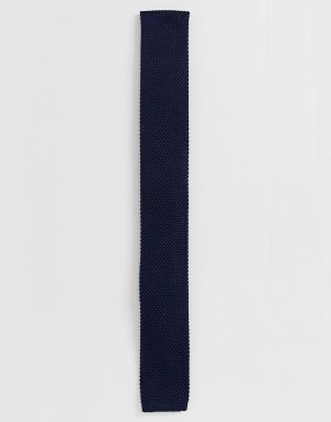 Трикотажный галстук -Темно-синий French Connection
