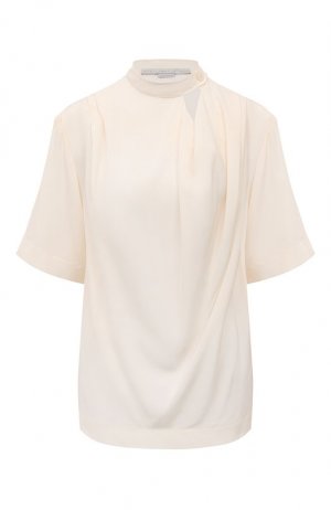 Шелковая блузка Stella McCartney. Цвет: кремовый