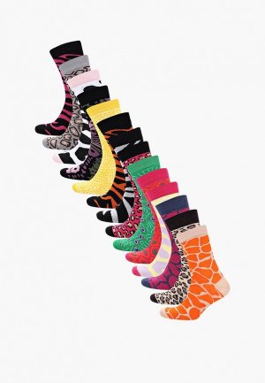 Носки 14 пар bb socks. Цвет: разноцветный