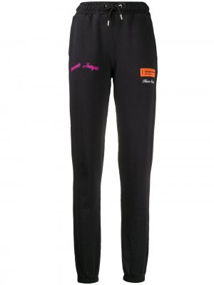 Спортивные брюки с нашивкой-логотипом Heron Preston. Цвет: черный