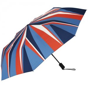 Женский зонт складной , артикул 744865GM, модель Glimmer Doppler. Цвет: белый/синий/красный
