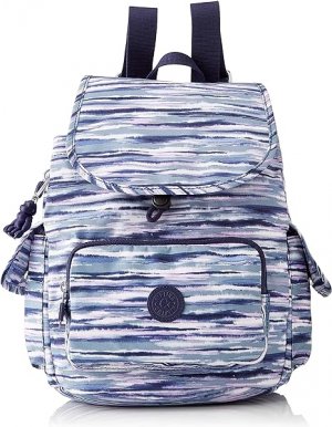 Женская сумка City Pack S, кисть в полоску Kipling