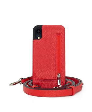 Чехол Crossbody XR для iPhone с кошельком на ремешке , красный Hera Cases