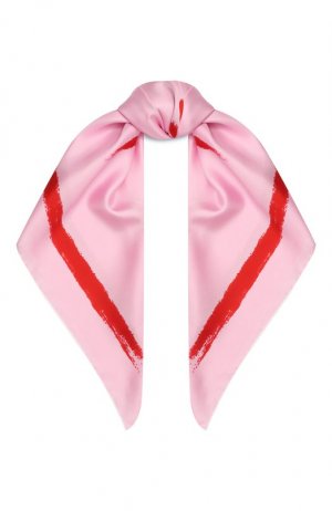 Шелковый платок Givenchy. Цвет: розовый