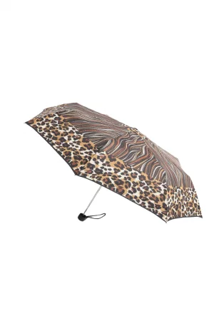 Зонт женский 3512S коричневый-леопард Airton