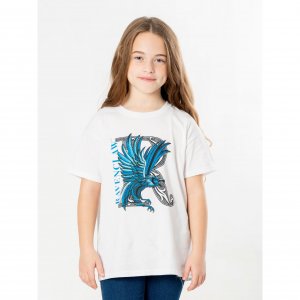 Детская белая футболка с мозаикой «Равенкло» «Гарри Поттер» Rubie's, мультиколор Rubie's