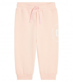 Спортивные брюки из хлопкового джерси baby dg , розовый Dolce&Gabbana Kids
