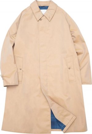 Пальто nanamica GORE-TEX Balmacaan Coat 'Beige', коричневый