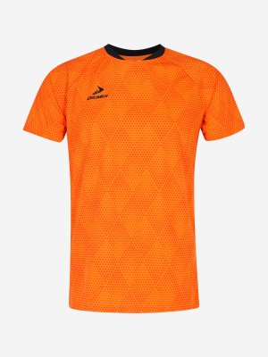 Футболка мужская Strike, Оранжевый Demix. Цвет: оранжевый