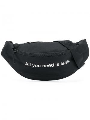 Поясная сумка All You Need Is Less F.A.M.T.. Цвет: чёрный