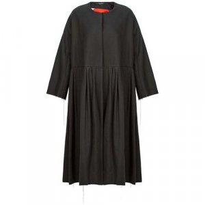 Пальто , средней длины, размер 46, черный Nuovo Borgo. Цвет: черный