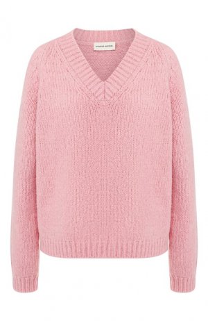 Шерстяной свитер Mansur Gavriel. Цвет: розовый