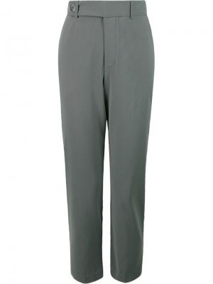 Укороченные брюки Uma. Цвет: серый