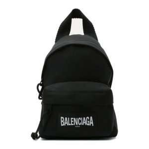 Текстильная сумка Explorer Balenciaga. Цвет: чёрный
