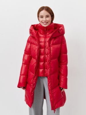 Пальто Just Clothes. Цвет: красный