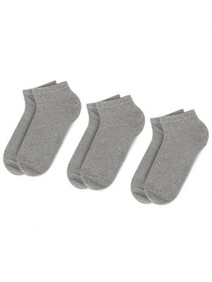 Комплект из 3 низких носков унисекс Camel Active, серый active