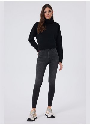 Узкие женские суперузкие брюки цвета фуксии с высокой талией Lee Cooper