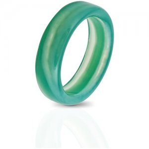 Кольцо Lattrice, агат, размер 18, зеленый L'attrice. Цвет: зеленый
