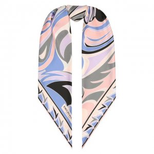 Шелковый платок Emilio Pucci. Цвет: фиолетовый