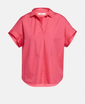 Рубашка блузка, фуксия 0039 ITALY