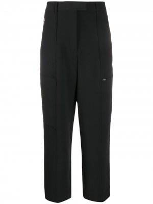 Укороченные брюки прямого кроя Calvin Klein. Цвет: черный