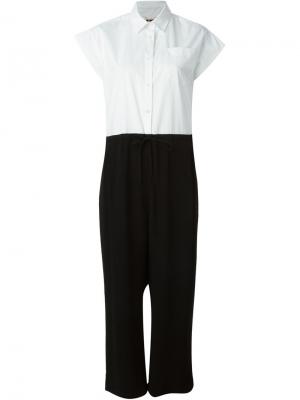 Комбинезон с контрастной рубашкой IM Isola Marras I'M. Цвет: чёрный