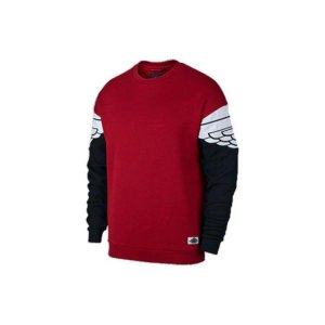 Air Color Block Crew Neck Sweatshirt Men Tops Red AO0427-687 Jordan