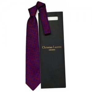 Яркий мужской галстук 837507 Christian Lacroix. Цвет: синий