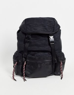 Черный рюкзак с карманами для гаджетов -Черный цвет Rebecca Minkoff