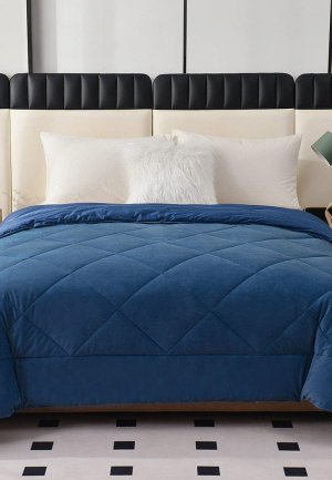 Одеяло Евро Sofi De Marko Монако 220х240 см. Цвет: синий