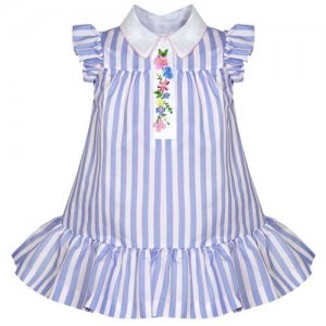 Платье , размер 7 лет, голубой Baby A.. Цвет: голубой