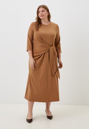 Платье Averi. Цвет: коричневый
