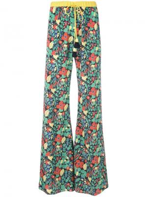 Расклешенные брюки с цветочным принтом Alexis