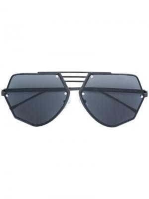 Солнцезащитные очки геометрической формы Smoke X Mirrors. Цвет: черный