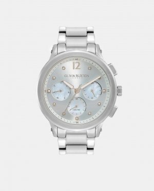Многофункциональные женские часы 24000065сталь , серебро Olivia Burton
