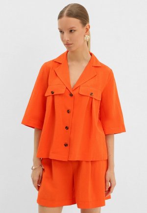 Блуза Mitica Luna. Цвет: оранжевый