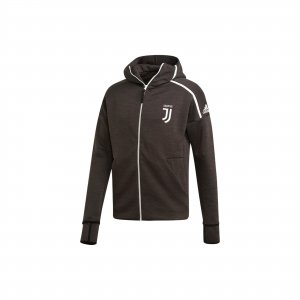 Juventus Z.N.E. Hoodie Men Jacket Charcoal-Black DS8856 Adidas